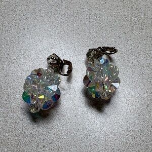 Crystal Flower Earrings